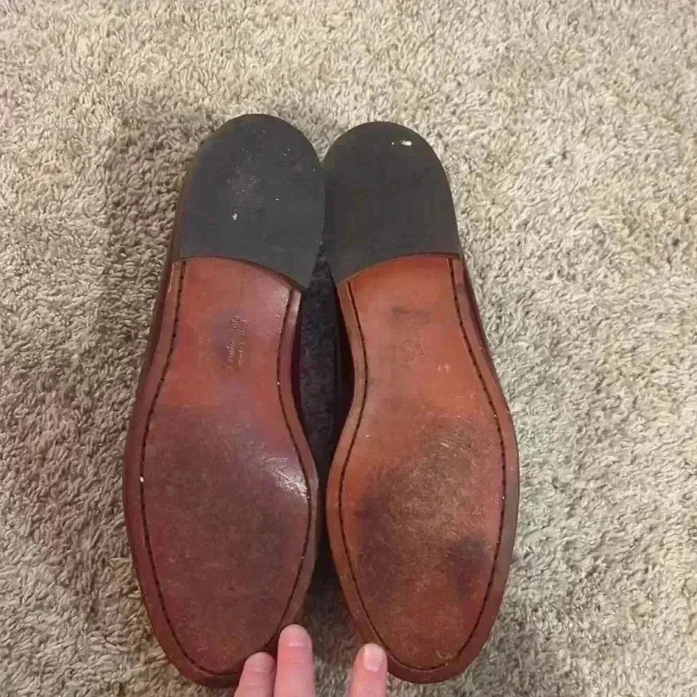 Leather Town Craft loafers, size 10, brown - Picture 7 of 10